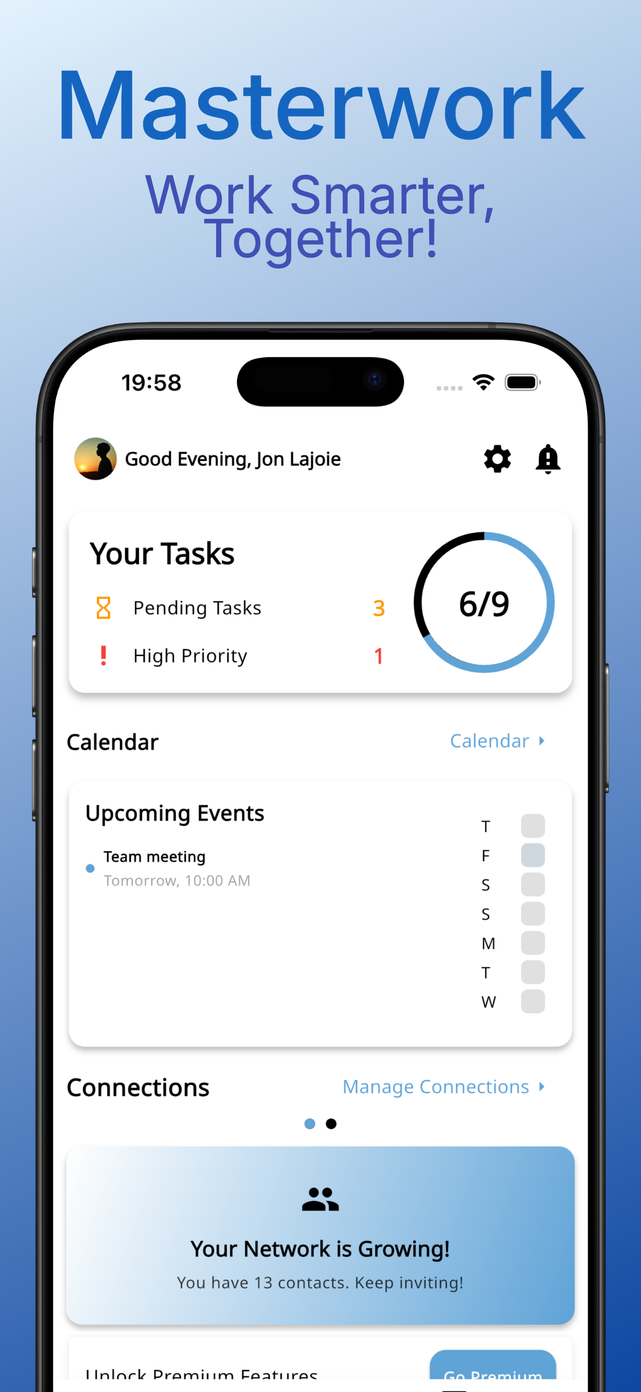 Masterwork app preview